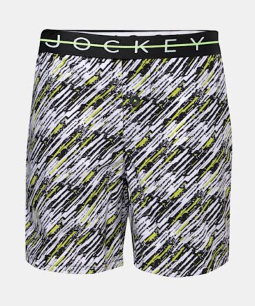 Boys Boxer Shorts with Exposed Elastic Waistband (#N/A)