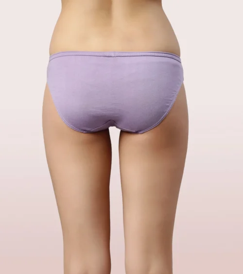 Bikini Panty | Full Coverage & Low Waist | Antimicrobial & Stain Release Finish | Pack Of 3 | Colors May Vary - Image 7