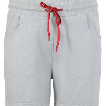 Girl's Super Combed Cotton French Terry Regular Fit Solid Shorts with Contrast Drawcord and Side Pockets (#AG07)