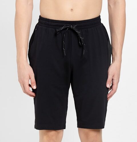 Men's Soft Touch Microfiber Elastane Stretch Straight Fit Solid Shorts with Stay Fresh Treatment (#MV20)