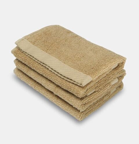 Cotton Terry Ultrasoft and Durable Solid Face Towel - Burgundy(Pack of 3)