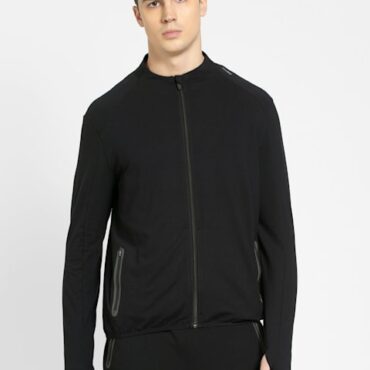 Men's Soft Touch Microfiber Elastane Stretch Thumbhole Jacket with Stay Dry Treatment #SP17