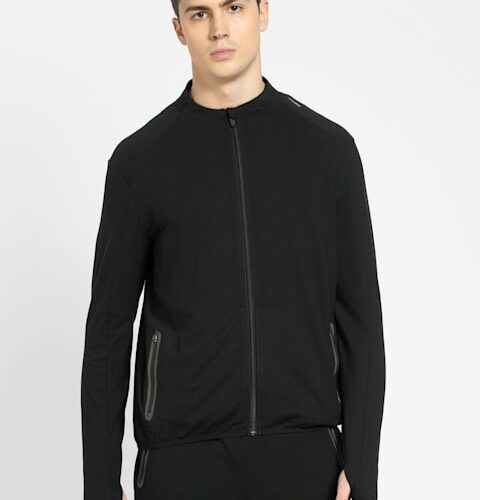 Men's Soft Touch Microfiber Elastane Stretch Thumbhole Jacket with Stay Dry Treatment #SP17
