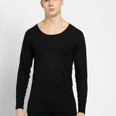 Men's Super Combed Cotton Rich Full Sleeve Thermal Undershirt with Stay Warm Technology #2401 N