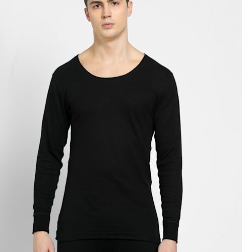 Men's Super Combed Cotton Rich Full Sleeve Thermal Undershirt with Stay Warm Technology #2401 N