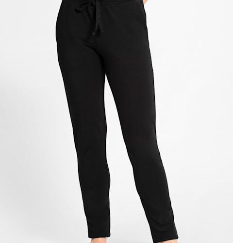 Women's Super Combed Cotton Elastane Stretch Slim Fit Trackpants With Side Pockets 1301