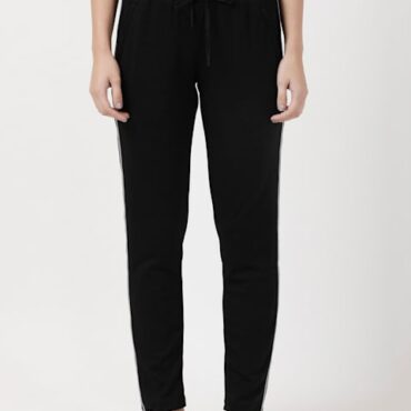 Women's Microfiber Fabric Straight Fit Trackpants with Stay Dry Treatment MW54
