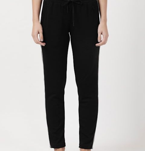 Women's Microfiber Fabric Straight Fit Trackpants with Stay Dry Treatment MW54