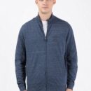 Mens Super Combed Cotton French Terry Jacket with Ribbed Cuffs and Convenient Side Pockets #2730 - Image 2