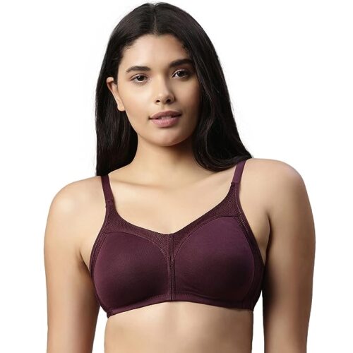 Enamor Frame Jiggle Control Full Support Stretch Cotton Bra | AB75 - Image 9