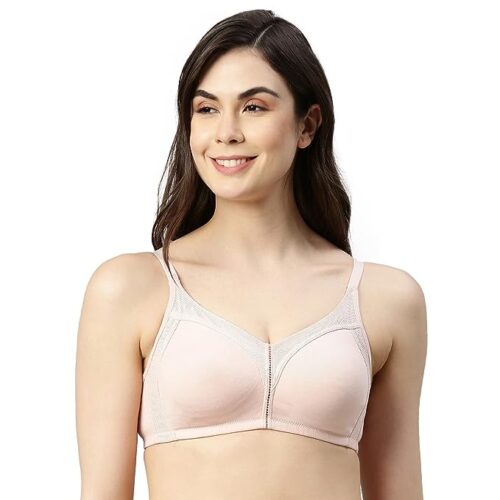Enamor Frame Jiggle Control Full Support Stretch Cotton Bra | AB75 - Image 7
