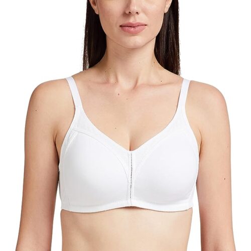 Enamor Frame Jiggle Control Full Support Stretch Cotton Bra | AB75 - Image 5
