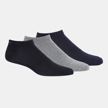 Men's Compact Cotton Stretch Low Show Socks With Stay Fresh Treatment (Pack of 3) 7097