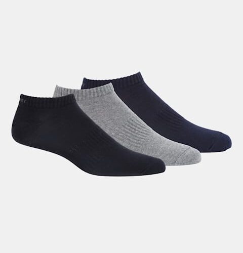 Men's Compact Cotton Stretch Low Show Socks With Stay Fresh Treatment (Pack of 3) 7097