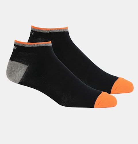Men's Compact Cotton Stretch Low Show Socks With Stay Fresh Treatment (Pack of 2) 7052