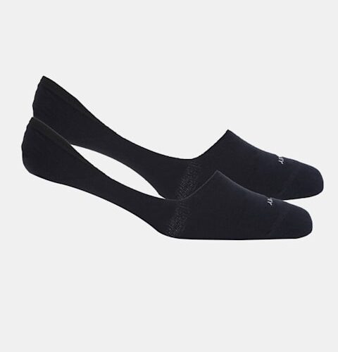 Men's Compact Cotton Stretch No Show Socks With Stay Fresh Treatment (Pack of 2) 7099