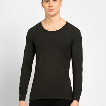 Men's Soft Touch Microfiber Elastane Stretch Full Sleeve Thermal Undershirt with Stay Warm Technology # 2604