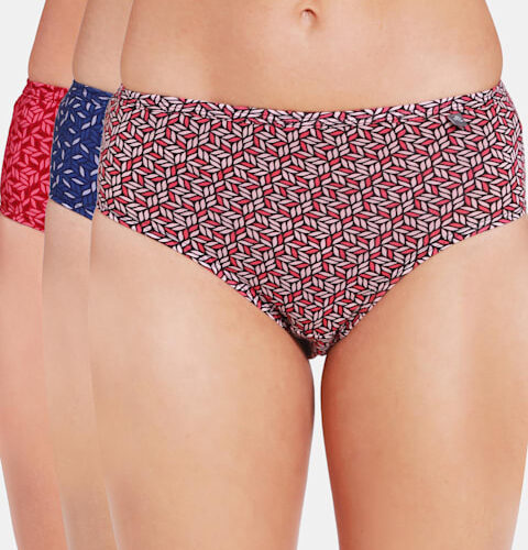 Women's High Coverage Super Combed Cotton Mid Waist Hipster With Concealed Waistband and StayFresh Treatment #1406