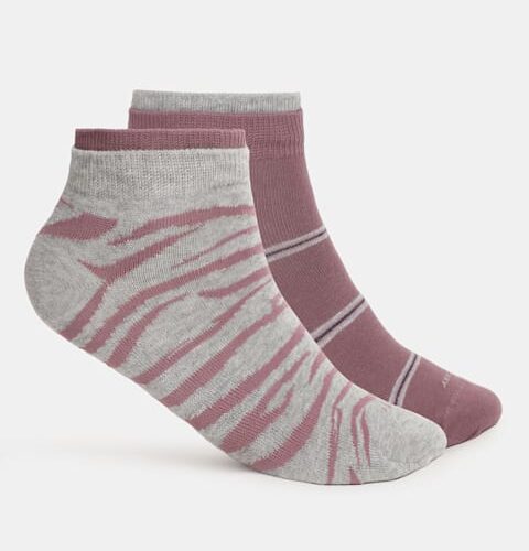 Women's Compact Cotton Stretch Low Show Socks with Stay Fresh Treatment (Pack of 2) 7480