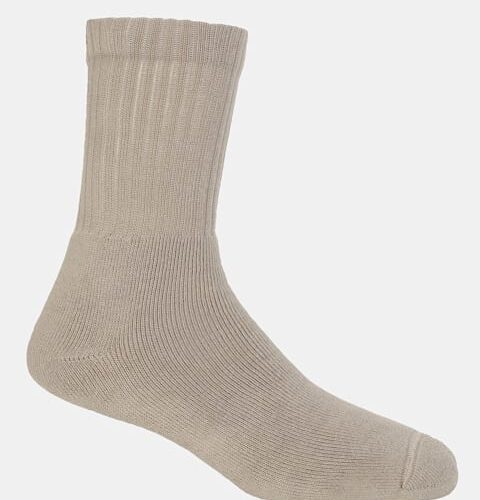 Men's Compact Cotton Terry Crew Length Socks With Stay Fresh Treatment 7035