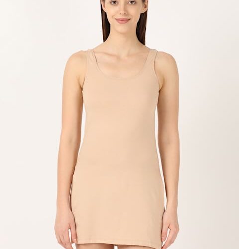 Women's Super Combed Cotton Kurta Slip with Side Slits and Stay Fresh Treatment # 1488
