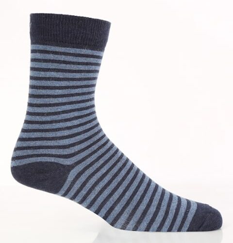Men's Compact Cotton Stretch Crew Length Socks With Stay Fresh Treatment 7095