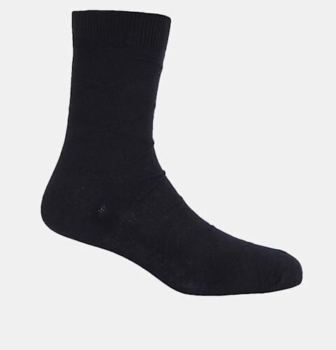 Men's Compact Cotton Stretch Crew Length Socks with Stay Fresh Treatment 7098