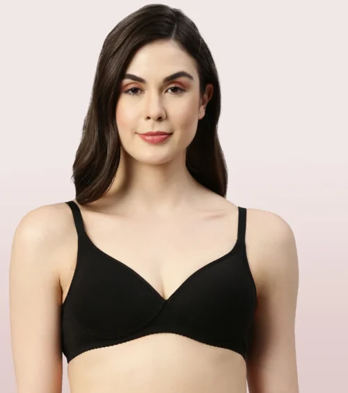 Enamor Perfect Coverage Supima Cotton T-Shirt Bra | A039.. (36,38)