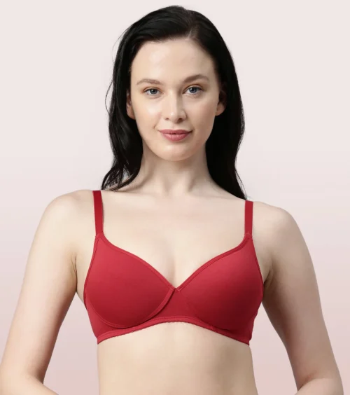 Enamor Perfect Coverage Supima Cotton T-Shirt Bra | A039.. (36,38) - Image 4