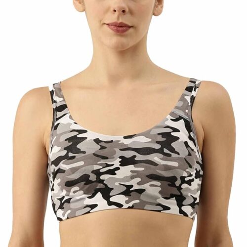 Enamor Low Impact Cotton Bra For Women - Non-Padded, Non-Wired, High-Coverage Bra For All-Day Comfort | SB06