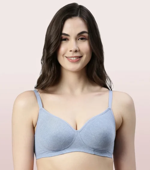 Enamor Side Support Shaper Stretch Cotton Everyday Bra | A042 - Image 7