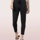 Enamor Relax Pants | Cotton Spandex Terry Tapered Pant | E060 - Image 9