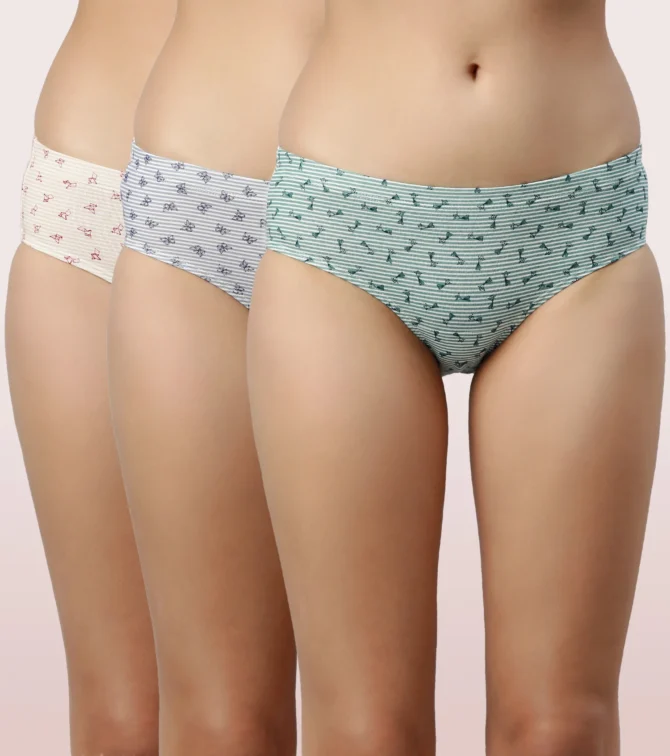 Enamor MCP Panty - Assorted-Pack of 3-Color | CR17..