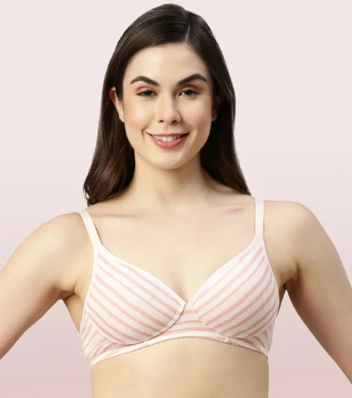 Enamor Perfect Coverage Supima Cotton T-Shirt Bra | A039.. (36,38) - Image 5