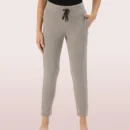 Enamor Relax Pants | Cotton Spandex Terry Tapered Pant | E060 - Image 8