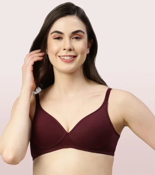Enamor Perfect Coverage Supima Cotton T-Shirt Bra | A039.. (36,38) - Image 8