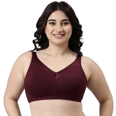 Enamor Super Lift Classic Full Support Bra For Women - Non-Padded, Non-Wired Bra For Full Coverage & Support | A112 (40,42)