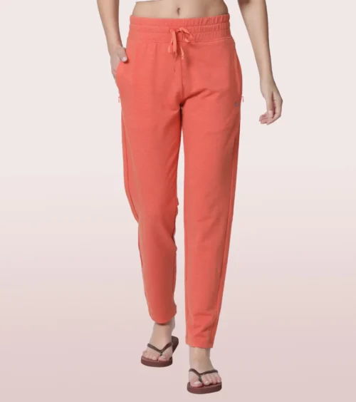 Enamor Relax Pants | Cotton Spandex Terry Tapered Pant | E060 - Image 7