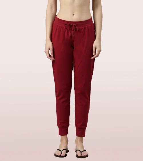 Enamor Lounge Jogger | Full Length Cotton Spandex Jogger | E066 - Image 7