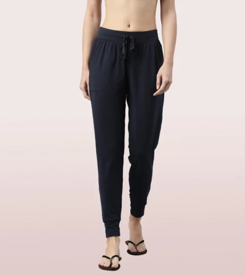 Enamor Lounge Jogger | Full Length Cotton Spandex Jogger | E066 - Image 8