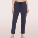 Enamor Relax Pants | Cotton Spandex Terry Tapered Pant | E060 - Image 4