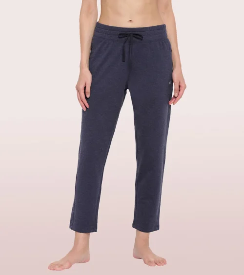Enamor Relax Pants | Cotton Spandex Terry Tapered Pant | E060 - Image 4