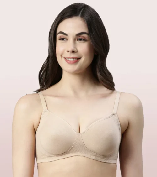 Enamor Everyday Side Support Shaper Stretch Cotton Bra For Women - High Coverage, Non-Padded, Non-Wired Bra | A042 (38,40,42) - Image 4