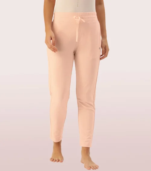 Enamor Relax Pants | Cotton Spandex Terry Tapered Pant | E060 - Image 3