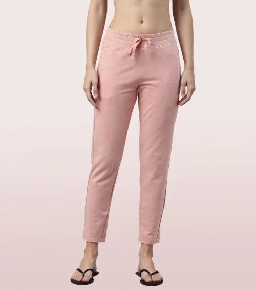 Enamor Relax Pants | Cotton Spandex Terry Tapered Pant | E060 - Image 2