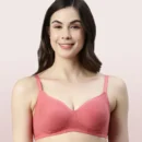 Enamor Side Support Shaper Stretch Cotton Everyday Bra | A042 - Image 2