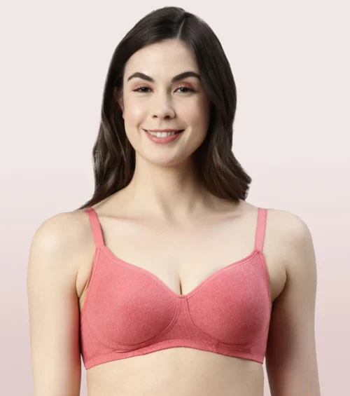 Enamor Side Support Shaper Stretch Cotton Everyday Bra | A042 - Image 2