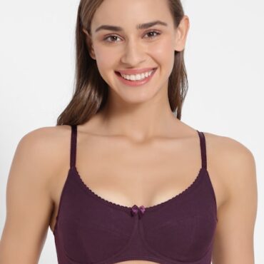 Women's Wirefree Non Padded Super Combed Cotton Elastane Stretch Full Coverage Everyday Bra with Soft Adjustable Strap # 1615