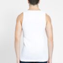 Men's Super Combed Cotton Rib Round Neck Sleeveless Vest with Stay Fresh Properties - White - 8823 - Image 6
