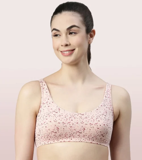 Enamor Low Impact Cotton Bra For Women - Non-Padded, Non-Wired, High-Coverage Bra For All-Day Comfort | SB06 - Image 12